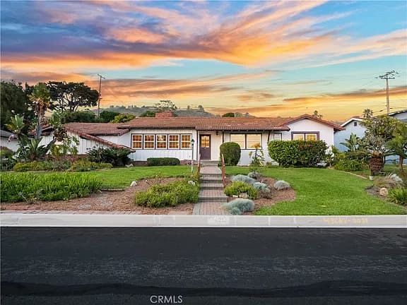 SOLD! Spacious Seaview Home in Rancho Palos Verdes — exterior view