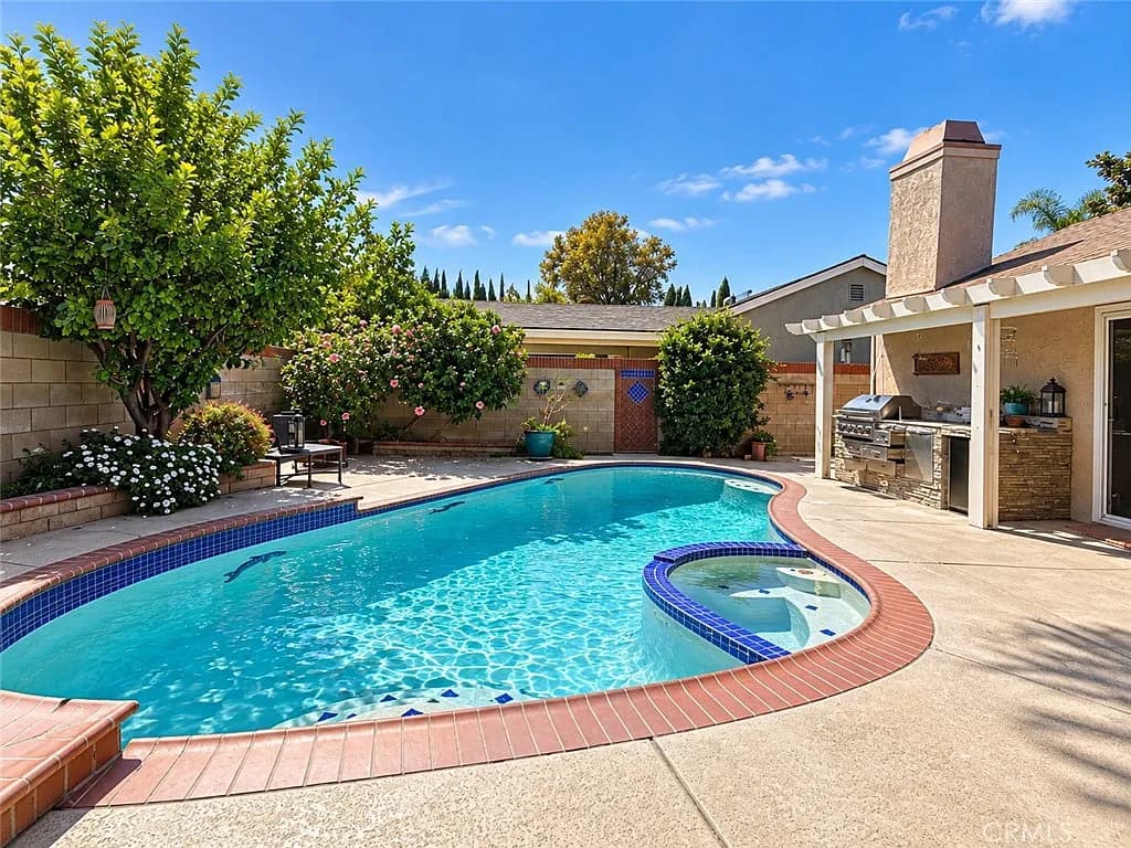Just Listed: Ontario Home with Pool & Spa — exterior view