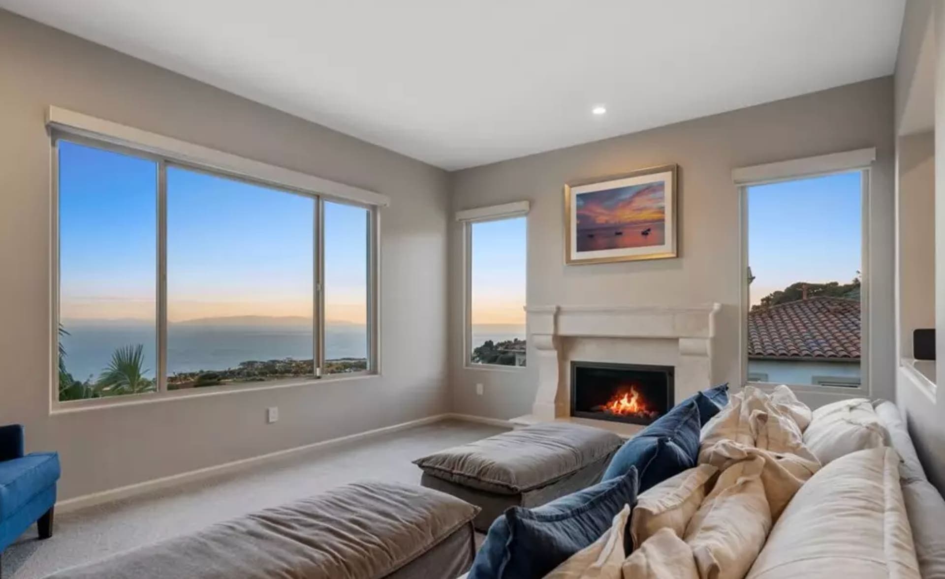 Spanish-style Residence with Sweeping Ocean and Catalina Island Views — gallery photo 3